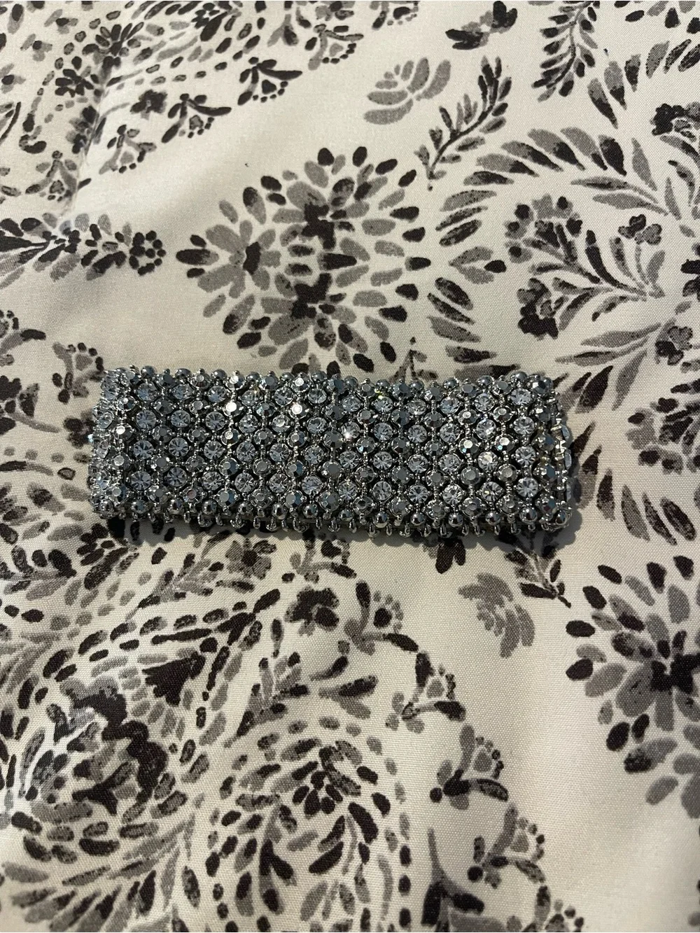 Charming Charlie Silver Crystal Bracelet